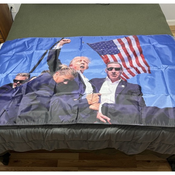 Other - Donald Trump Pennsylvania July 13 2024 Photo Print Iconic Flag History Poster
